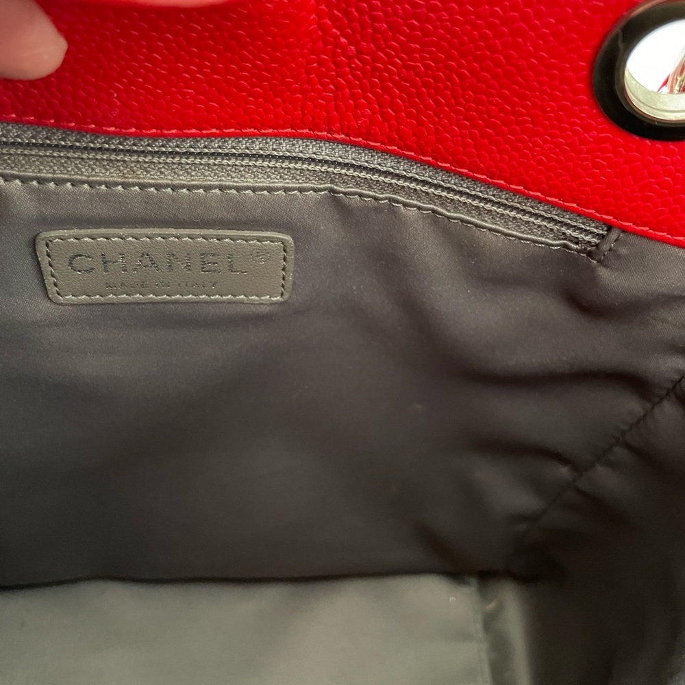 Authentic Chanel Red PST - Picture 9 of 13